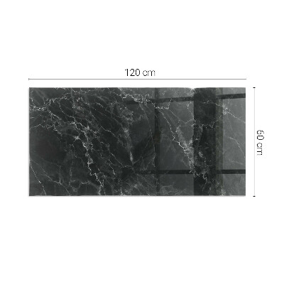 Podloga za kamin pravokutan Elegantni mramorni uzorak