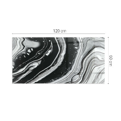 Podloga za kamin pravokutan Apstraktni valovi i linije