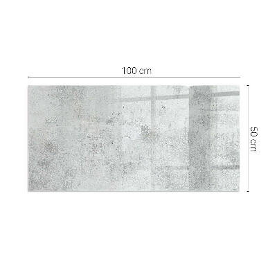 Staklo ispod kamina pravokutan Tekstura sirovog betona