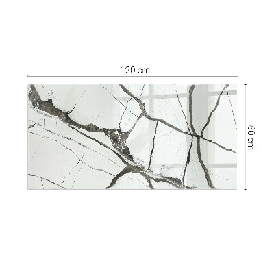 Podloga za kamin pravokutan Uzorak mramornih vena