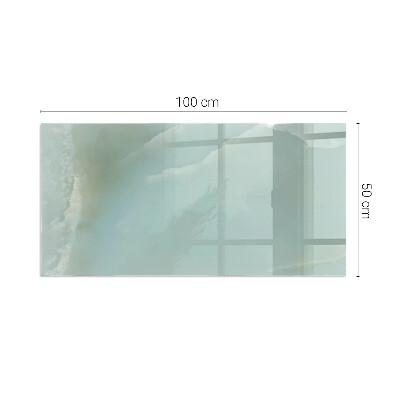 Podloga za kamin pravokutan Nježni mramorni uzorak