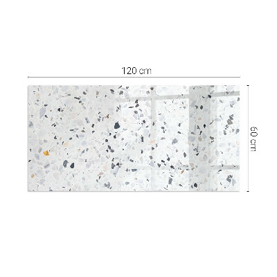 Podloga za kamin pravokutan Kameni uzorak s česticama