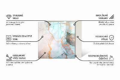 Kaljeno staklo za kamin šesterokutni Prirodni svijetli uzorak drva