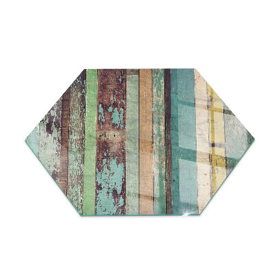 Podloga ispod kamina šesterokutni Boje ploča u različitim tonovima
