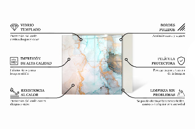 Podloga za kamin šesterokutni Geometrijska apstrakcija u oblicima