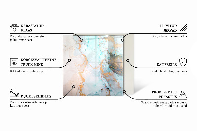 Podloga ispod kamina šesterokutni Boja slonovače