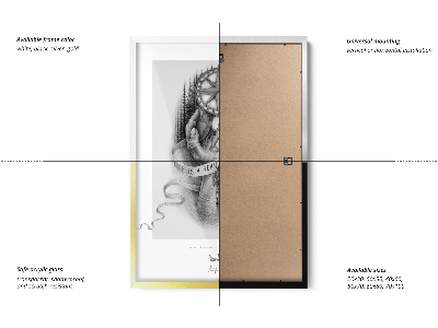 Okvir za slike bijeli 20x30 cm