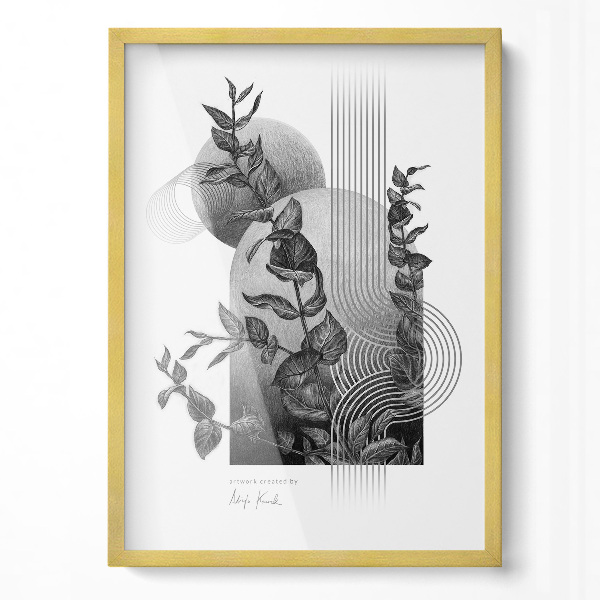 Okvir za poster zlatni 50x70 cm