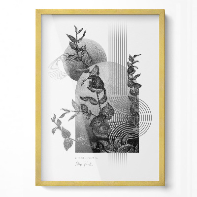 Okvir za poster zlatni 50x70 cm