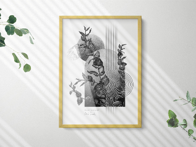 Okvir za poster zlatni 50x70 cm