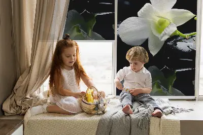 Unutarnja rolo zavjesa Orhideje i elegancija