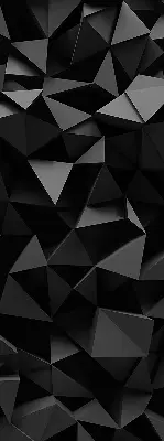 Unutarnja rolo zavjesa Crni origami