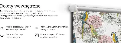 Rolo zavjesa za prozor Papige na grani