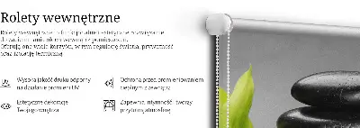 Unutarnja rolo zavjesa Orhideja na kamenju