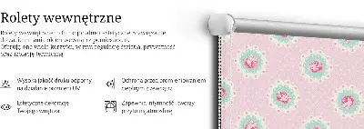 Rolo zavjesa za prozor Ruže