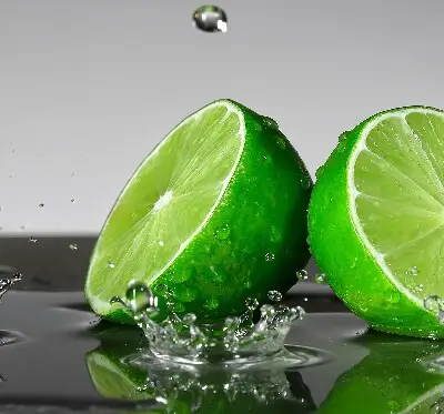 Rolo zavjesa za balkonska vrata Limete u vodi