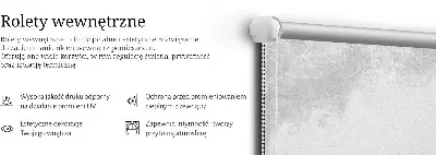 Unutarnja rolo zavjesa Sivo nebo