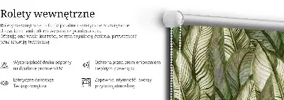 Unutarnja rolo zavjesa Lišće