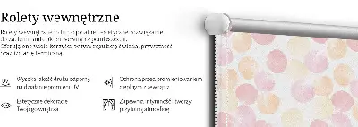 Platnena rolo zavjesa Šarene mrlje