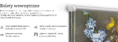 Rolo zavjesa za prozor Buket cvijeća