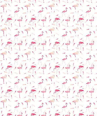 Unutarnja prozorska rolo zavjesa Flamingosi i njihovo perje