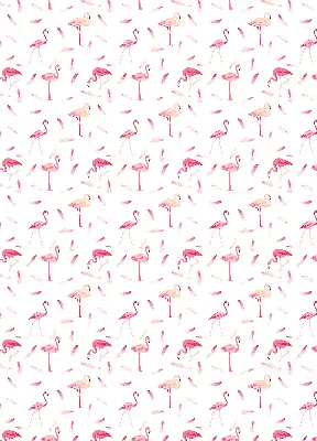 Unutarnja prozorska rolo zavjesa Flamingosi i njihovo perje