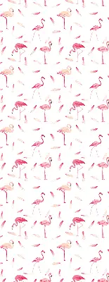 Unutarnja prozorska rolo zavjesa Flamingosi i njihovo perje