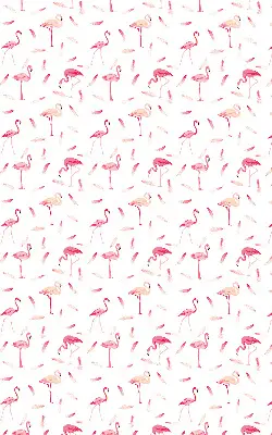 Unutarnja prozorska rolo zavjesa Flamingosi i njihovo perje