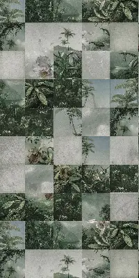 Platnena rolo zavjesa Ploče od palmi