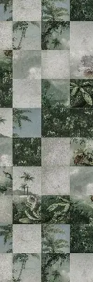 Platnena rolo zavjesa Ploče od palmi
