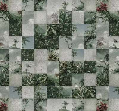 Platnena rolo zavjesa Ploče od palmi
