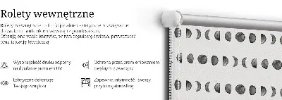 Rolo zavjesa za balkonska vrata Mjesečeve mijene