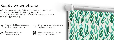 Unutarnja rolo zavjesa za prozor Biljke
