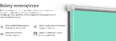 Unutarnja rolo zavjesa Tirkiz