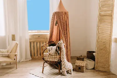 Rolo zavjesa za balkonska vrata Plava