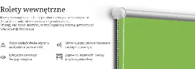 Unutarnja rolo zavjesa Zelena