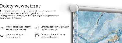 Unutarnja rolo zavjesa Plavi mramor
