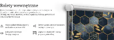 Platnena rolo zavjesa Saće