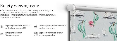 Unutarnja rolo zavjesa Labudovi i patke