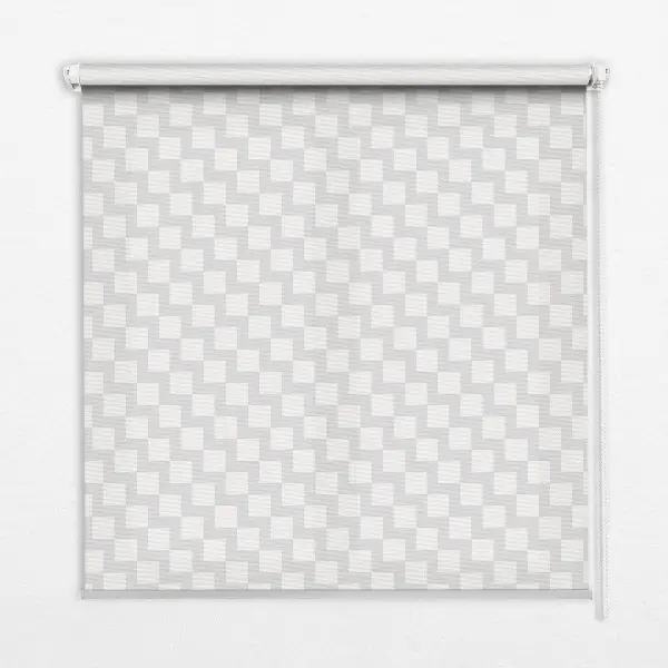 Rolo zavjesa za prozor Sivi kvadrati