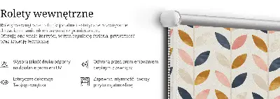 Unutarnja rolo zavjesa Lišće