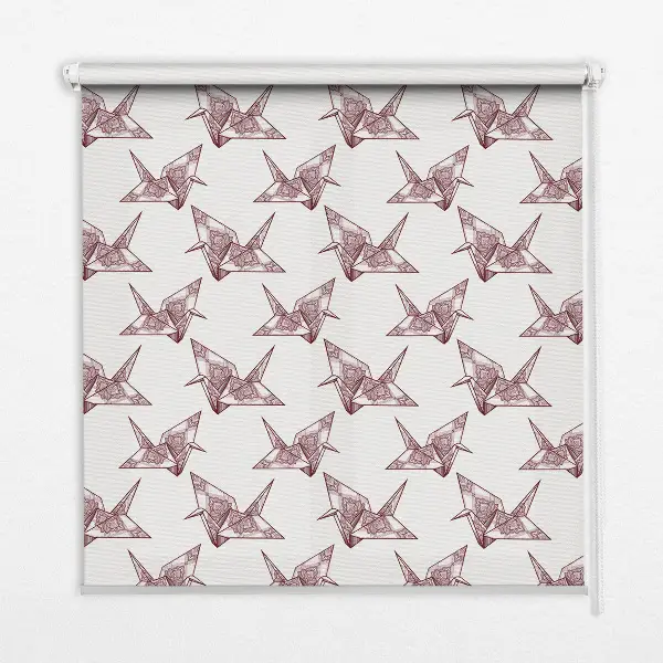 Unutarnja rolo zavjesa za prozor Origami labudovi
