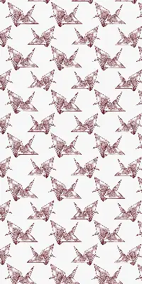 Unutarnja rolo zavjesa za prozor Origami labudovi