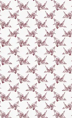 Unutarnja rolo zavjesa za prozor Origami labudovi
