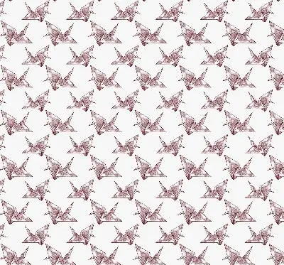 Unutarnja rolo zavjesa za prozor Origami labudovi