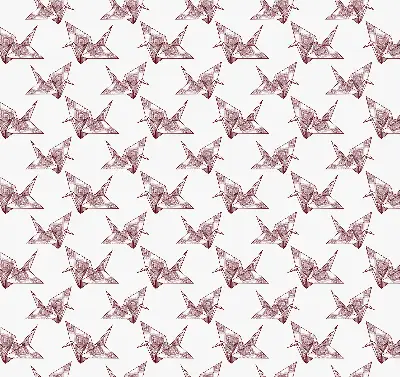 Unutarnja rolo zavjesa za prozor Origami labudovi