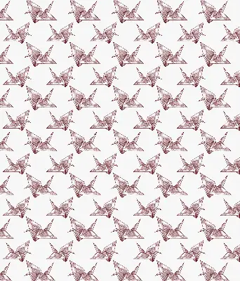 Unutarnja rolo zavjesa za prozor Origami labudovi