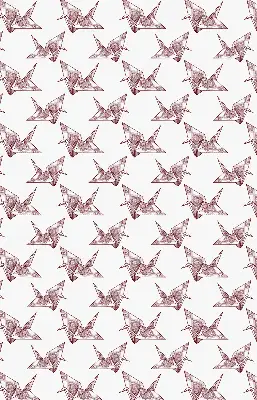 Unutarnja rolo zavjesa za prozor Origami labudovi