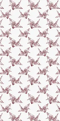 Unutarnja rolo zavjesa za prozor Origami labudovi