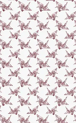 Unutarnja rolo zavjesa za prozor Origami labudovi